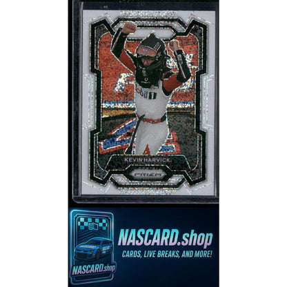 2024 Panini Prizm #75 Kevin Harvick White Sparkle