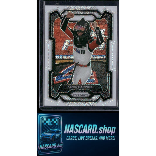 2024 Panini Prizm #75 Kevin Harvick White Sparkle