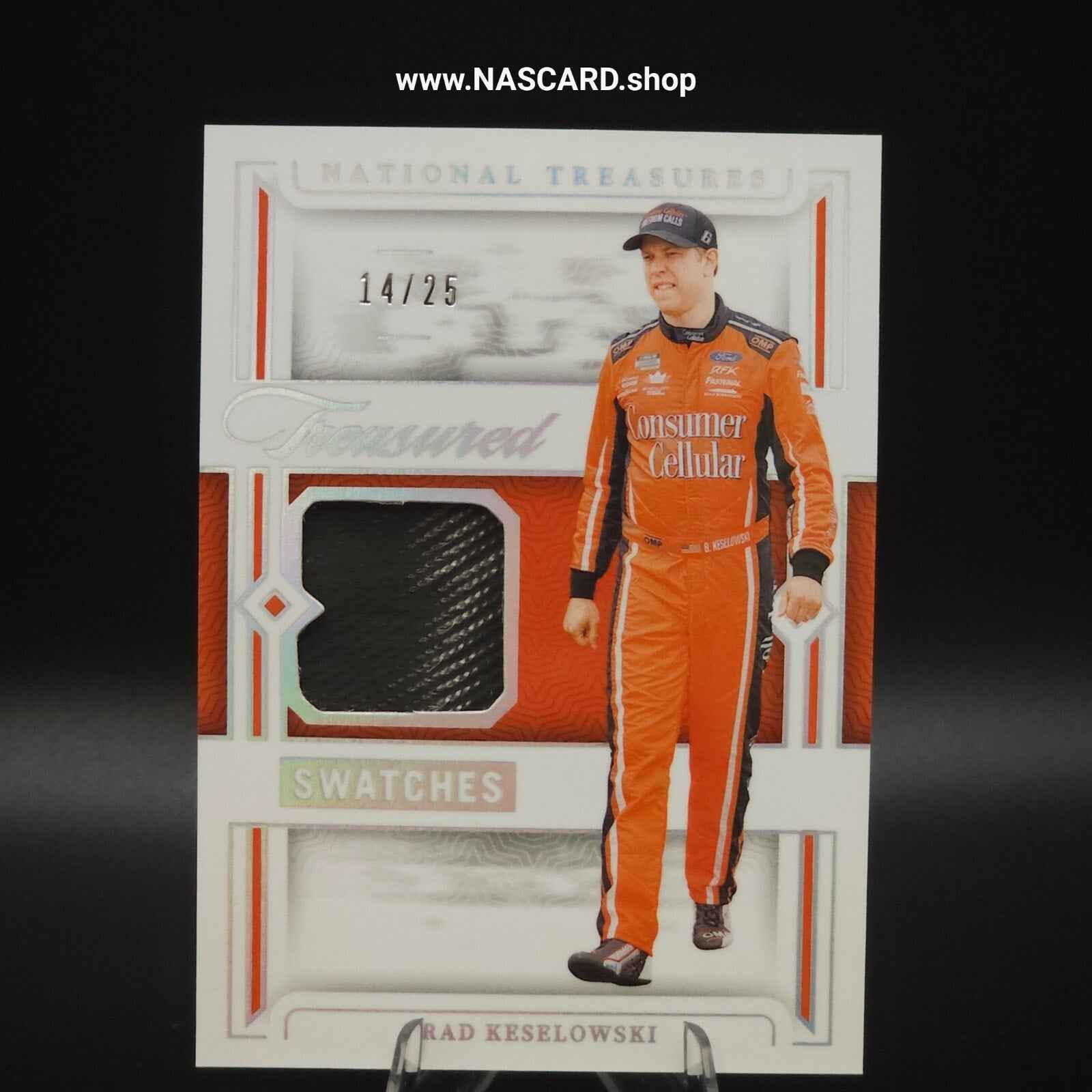 2024 National Treasures Treasured Moments Holo Silver Brad Keselowski /25 - NASCARD.shop