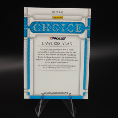 2023 Panini National Treasures Ecklar's Choice Holo Silver Lawless Alan /25 (RC) - NASCARD.shop