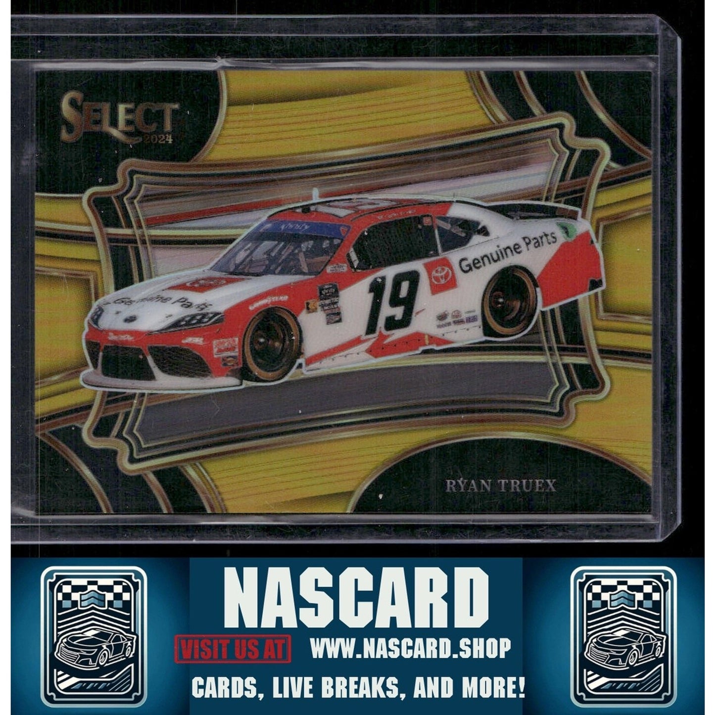 2024 Panini Select Pit Road #115 Ryan Truex Gold Prizms #/10 - NASCARD.shop