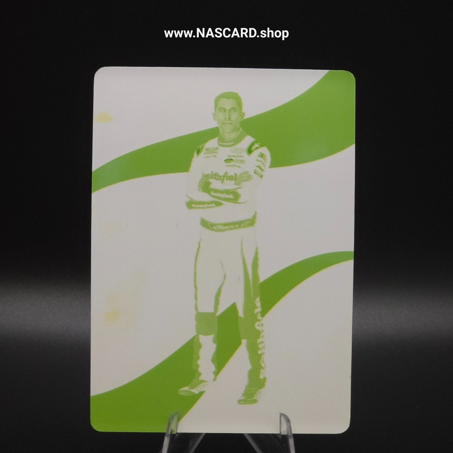 2023 Panini Chronicles Racing Immaculate #51 Printing Plate Aric Almirola 1/1