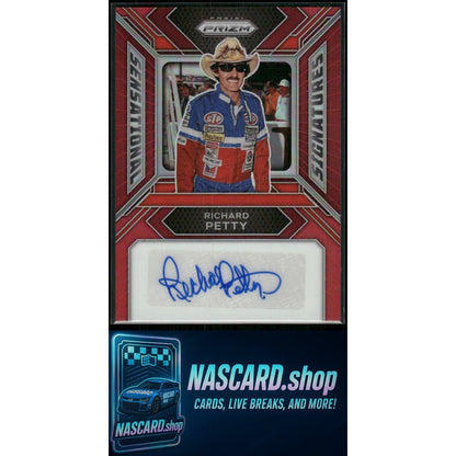 2024 Panini Prizm #SS-RPY Richard Petty Sensational Signatures Red #/49