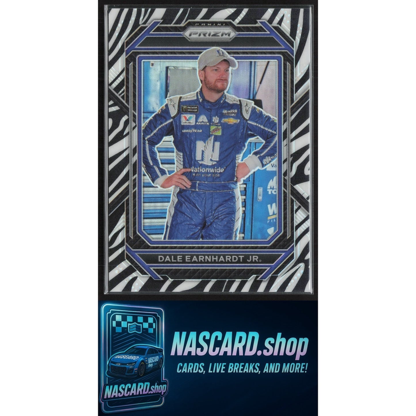 2023 Panini Prizm #84 Dale Earnhardt Jr Zebra Prizm