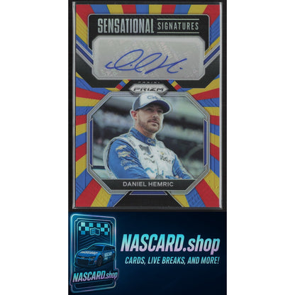 2023 Panini Prizm Daniel Hemric Sensational Signatures Rainbow Prizm #/24