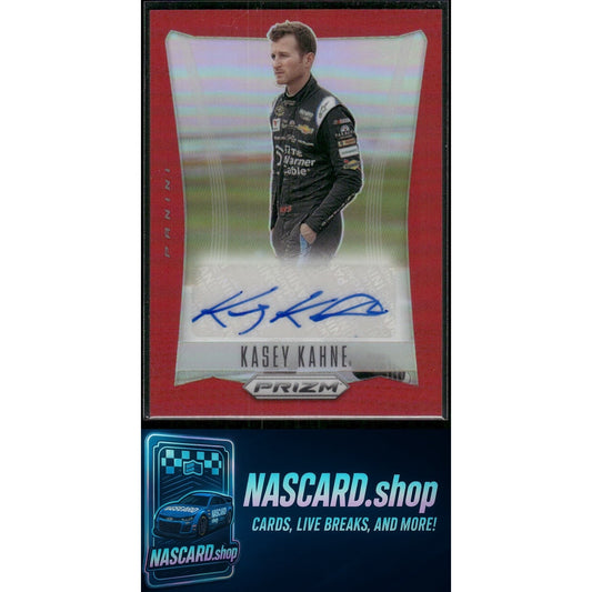 2024 Panini Prizm #TS-KKE Kasey Kahne Throwback Signatures Red #/60