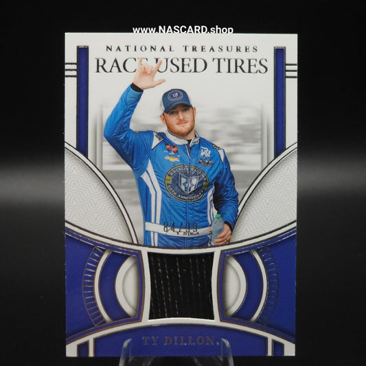 2024 National Treasures Race Used Tires Ty Dillon /99