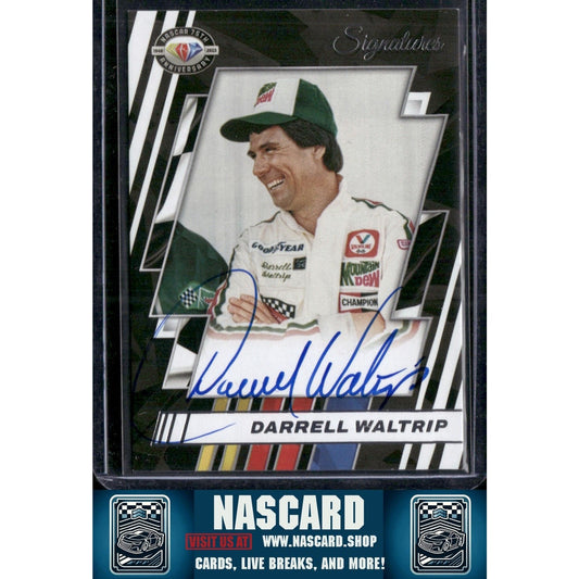 2024 Donruss #75-DW Darrell Waltrip NASCAR 75th Anniversary Signatures
