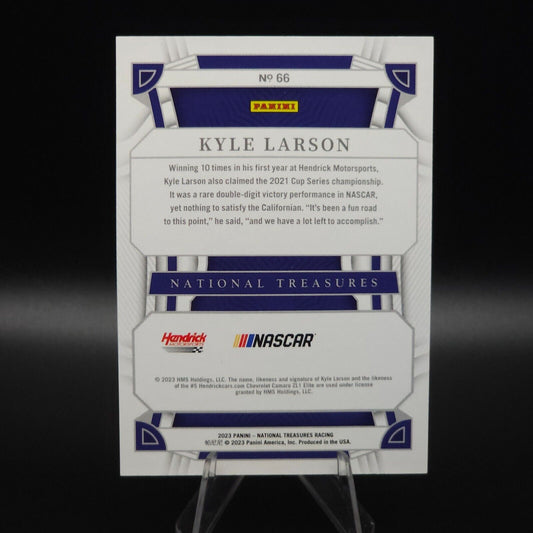 2023 National Treasures NASCAR Diamond Anniversary Kyle Larson #66 Holo Gold /10