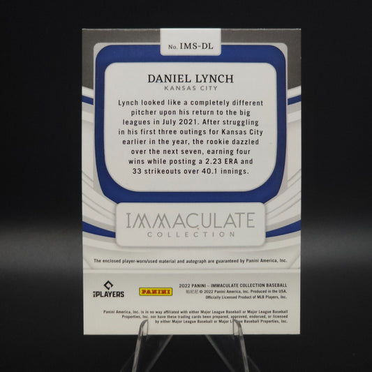 2022 Immaculate Collection Material Signatures Daniel Lynch Laundry Tags 6/6
