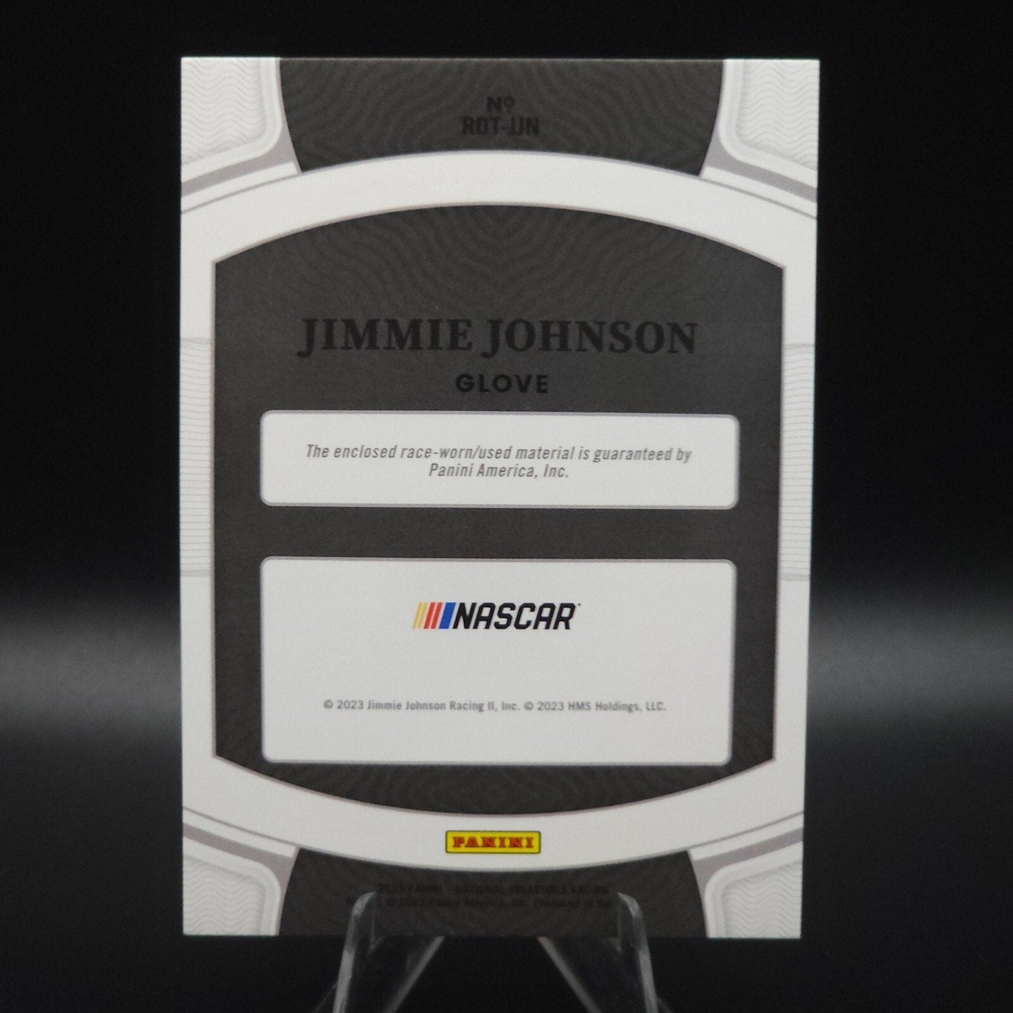 2023 Panini National Treasures Race Day Treasures Jimmie Johnson Glove /25 (MEM) - NASCARD.shop