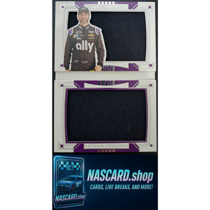 2020 Panini National Treasures Jimmie Johnson Jumbo Firesuit Booklet Duals #/25