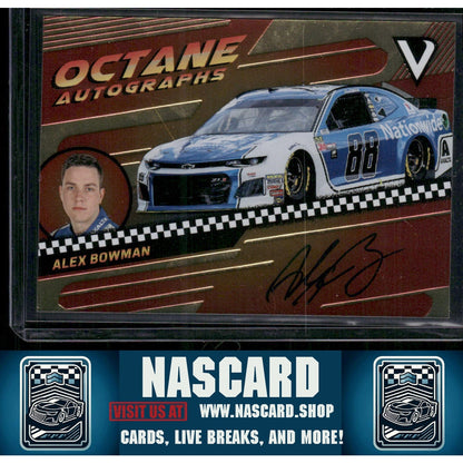 2018 Panini Victory Lane #OA-AB Alex Bowman Octane Autographs Gold #/99 - NASCARD.shop