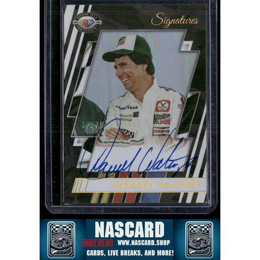 2023 National Treasures Darrell Waltrip 75th Anniversary Signatures Holo /75