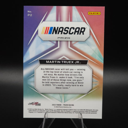 2023 Panini Prizm - Prizmatic Martin Truex Jr. #P2 White Sparkle Prizm