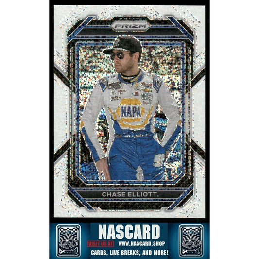 2023 Panini Prizm - Chase Elliott #5 White Sparkle Prizm