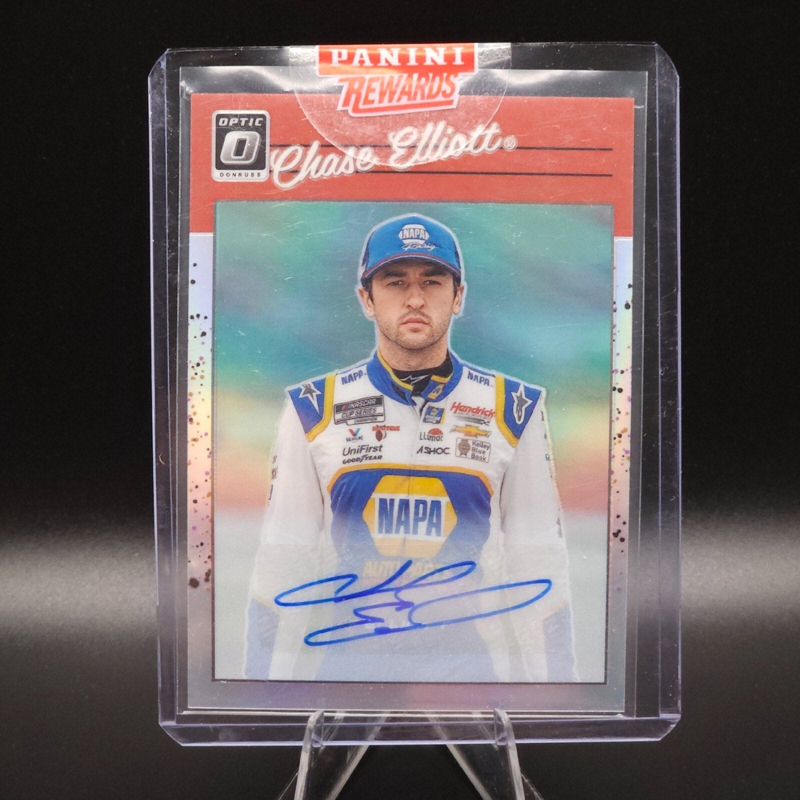 2023 Panini Donruss NASCAR - Optic Retro 1990 Chase Elliott #69 Holo Prizm 01/25 - NASCARD.shop