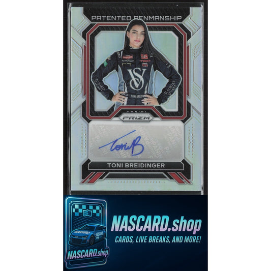 2023 Panini Prizm #PP-TBD Toni Breidinger Patented Penmanship Prizm
