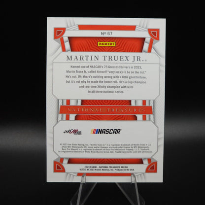 2023 National Treasures Diamond Anniversary Stars & Stripes Martin Truex Jr. /13 - NASCARD.shop