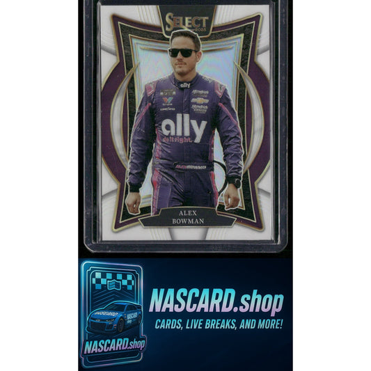 2025 Panini Select #73 Alex Bowman White Prizms #/99
