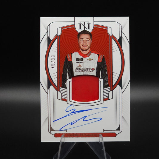 2023 Panini National Treasures Sheet Metal Signatures Garrett Smithley /99