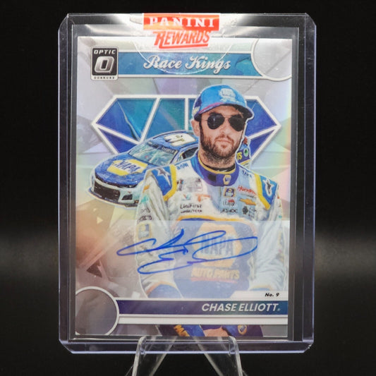 2023 Panini Donruss NASCAR Optic Race Kings Signatures Holo Chase Elliott 04/25