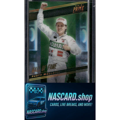 2023 Panini Prime #45 Rusty Wallace Holo Gold #/25