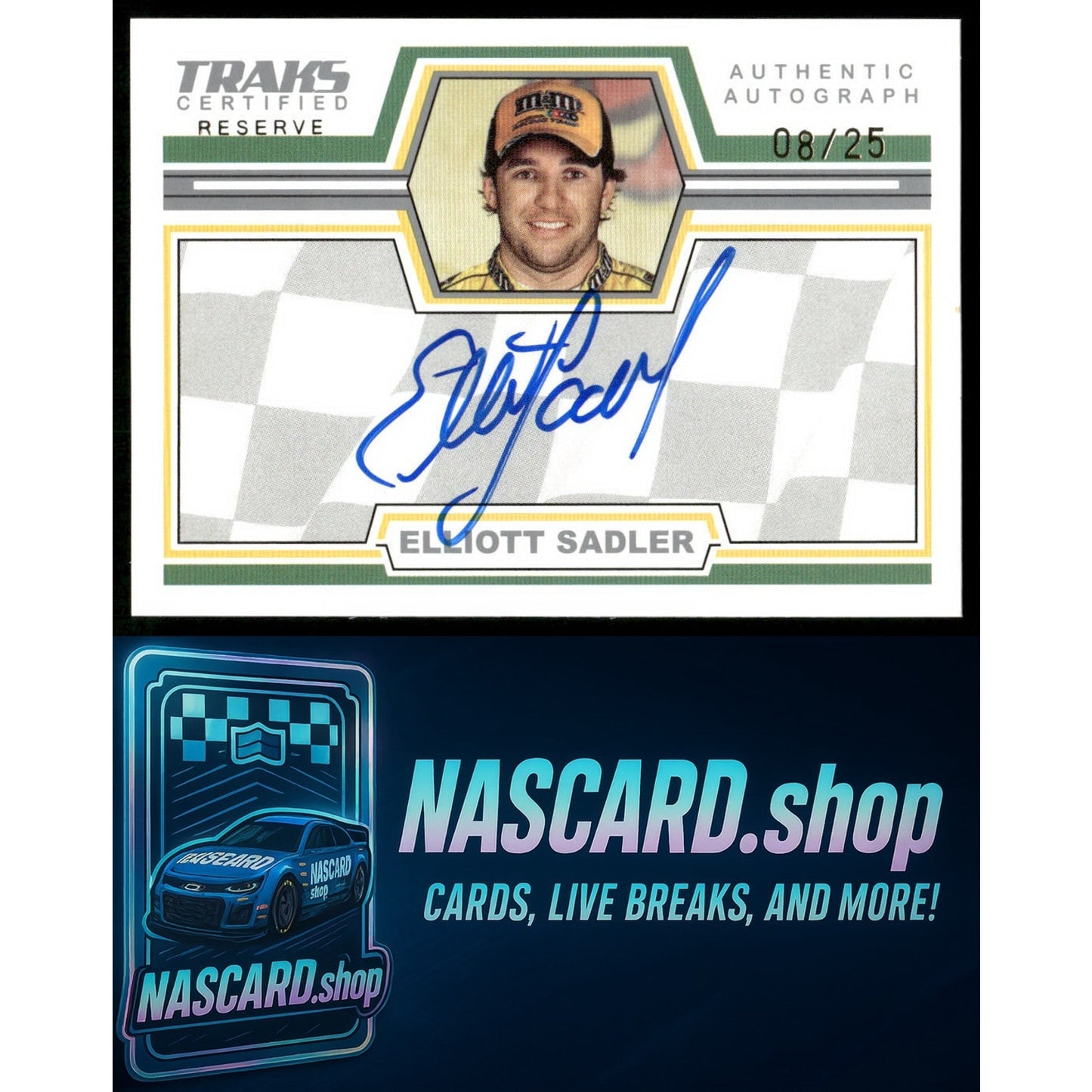 2006 Traks Reserve Elliott Sadler Autographs 25 #/25