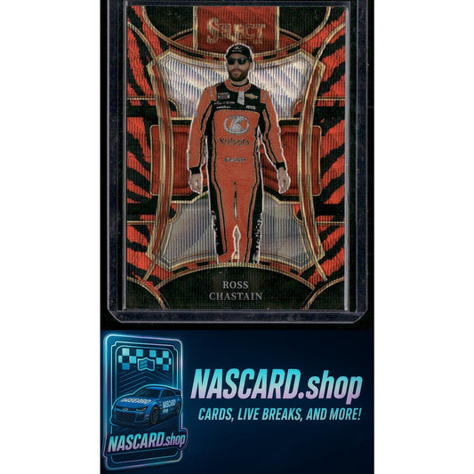 2024 Panini Select Trackside #232 Ross Chastain Tiger Prizms