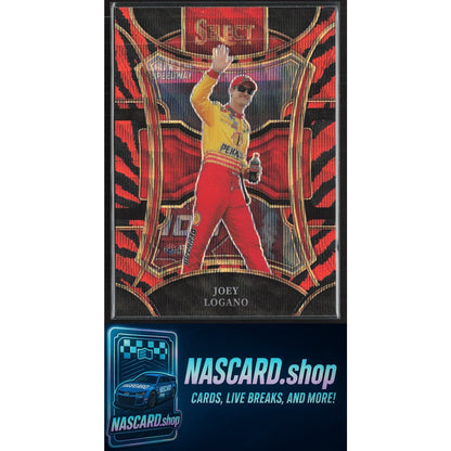 2024 Panini Select #207 Joey Logano Tiger Prizms