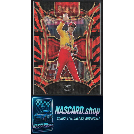 2024 Panini Select #207 Joey Logano Tiger Prizms