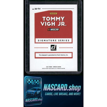 2021 Donruss #SS-TV Tommy Vigh Jr. Signature Series Red #/99