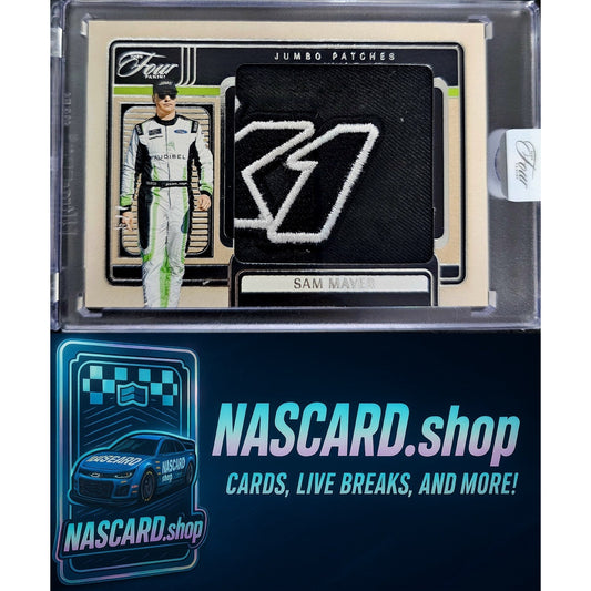 2025 Panini Turn Four Racing #JP-SMY Sam Mayer Jumbo Patches /7