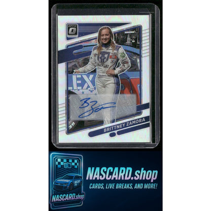 2022 Donruss #49 Brittney Zamora Optic Signatures Holo #/99