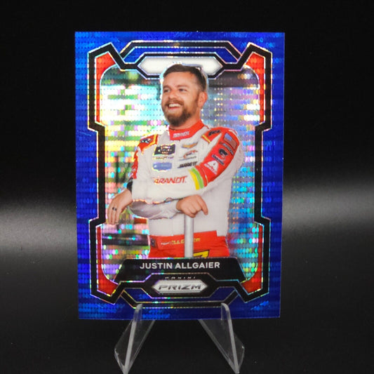 2024 Panini Prizm Racing Blue Pulsar #69 Justin Allgaier /75