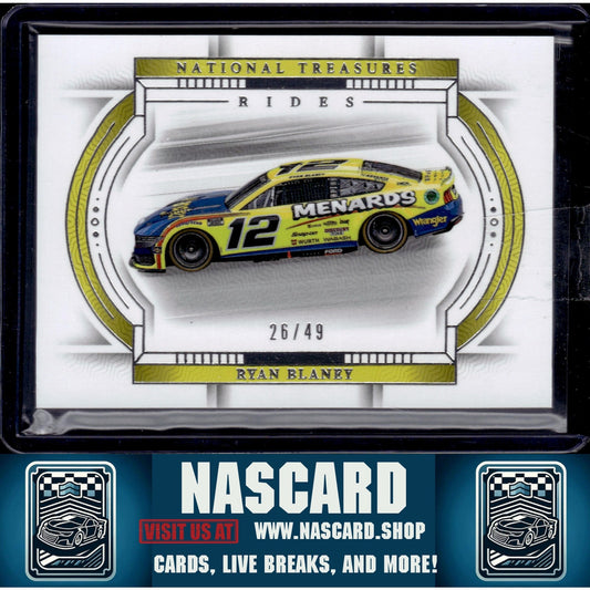 2024 Panini National Treasures #58 Ryan Blaney