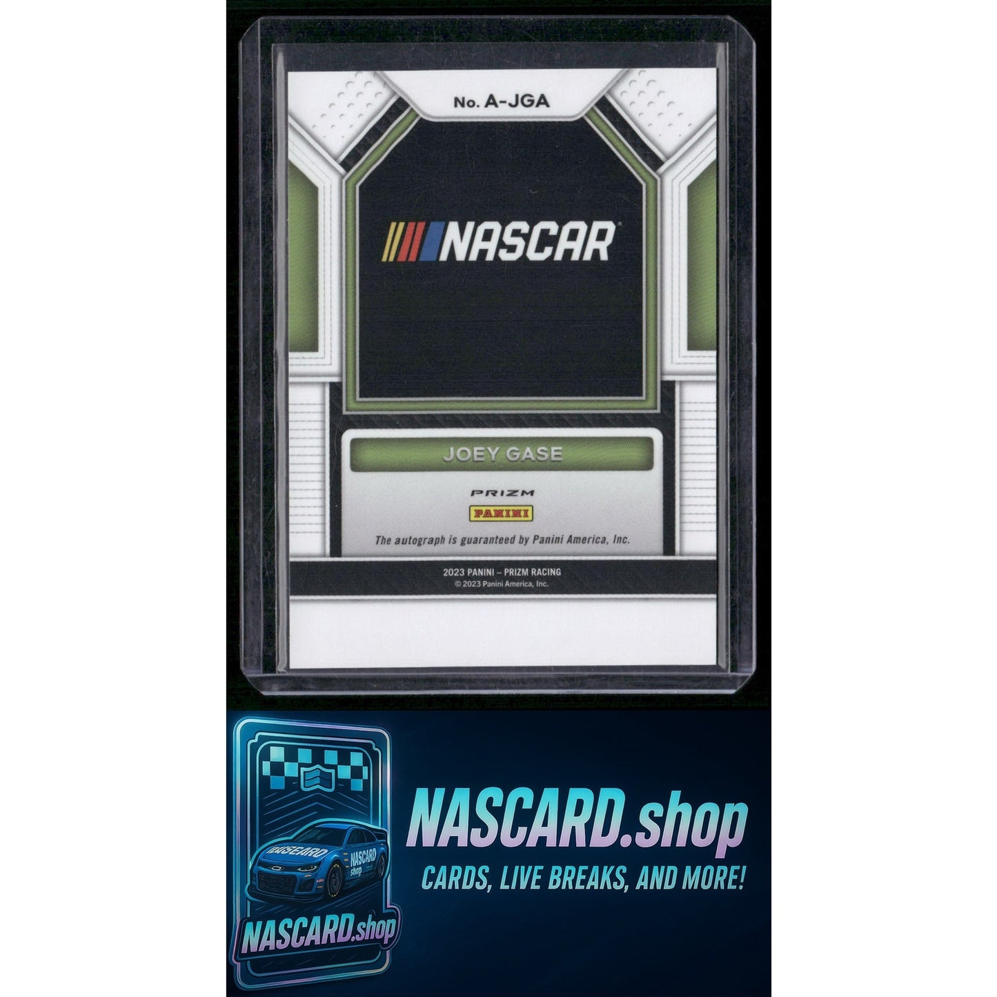 2023 Panini Prizm #A-JGA Joey Gase Autographs Prizm