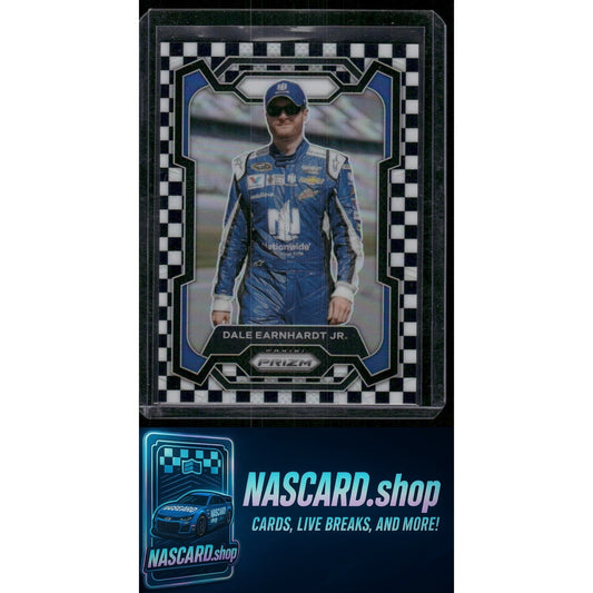 2024 Panini Prizm #100 Dale Earnhardt Jr Checkered Flag #/75