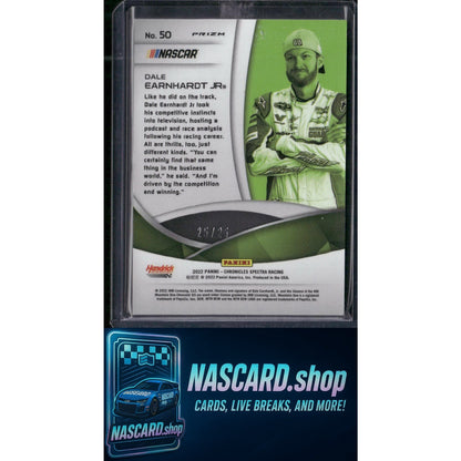 2022 Panini Chronicles #50 Dale Earnhardt Jr. Spectra Meta Pink #25/25 - NASCARD.shop