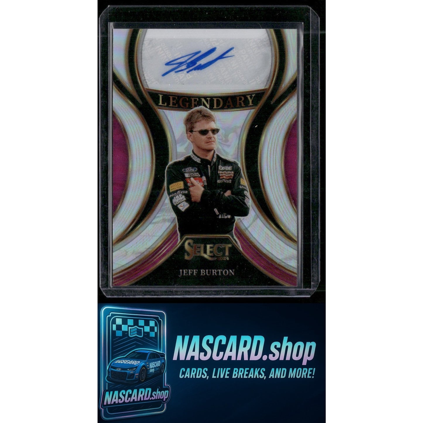2024 Panini Select #LS-JBT Jeff Burton Legendary Signatures - NASCARD.shop