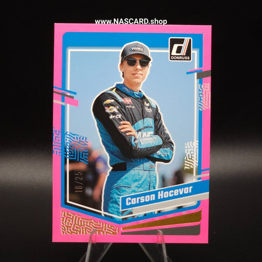 2024 Panini Donruss NASCAR - Carson Hocevar #6 Pink /25