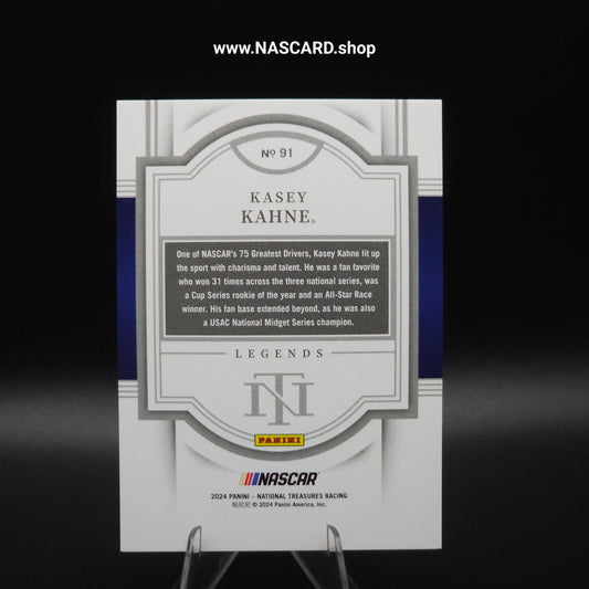 2024 Panini National Treasures Legends Holo Silver #91 Kasey Kahne /25