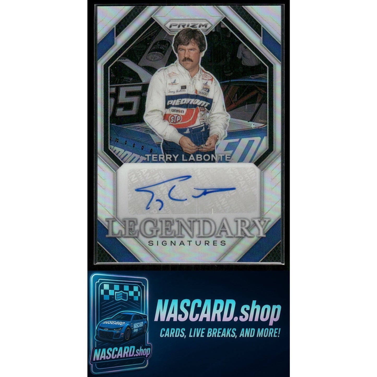 2024 Panini Prizm #LS-TLT Terry Labonte Legendary Signatures