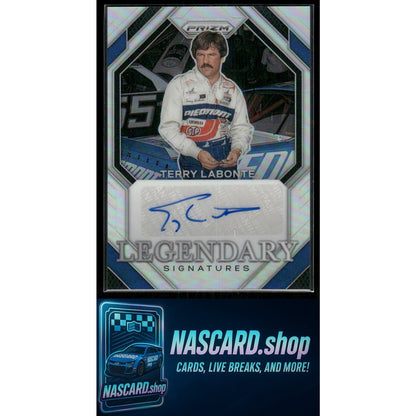 2024 Panini Prizm #LS-TLT Terry Labonte Legendary Signatures