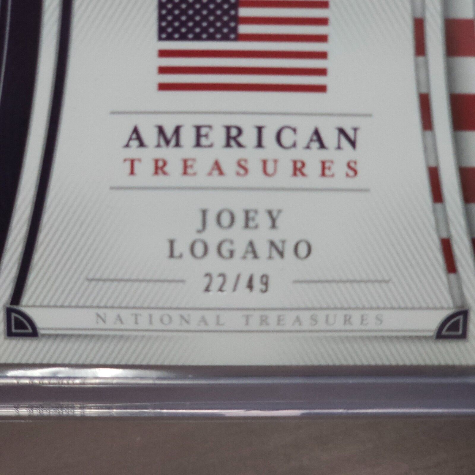 2023 National Treasures American Treasures Booklet Joey Logano 22/49 DOOR NUMBER - NASCARD.shop