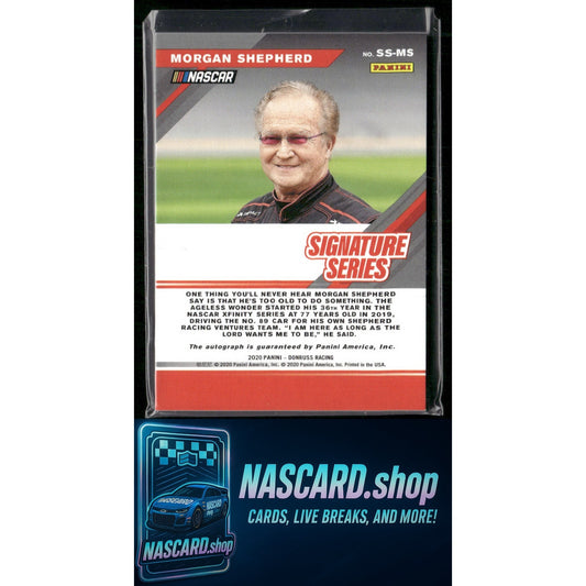 2020 Donruss #SS-MS Morgan Shepherd Signature Series