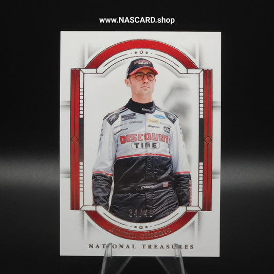 2024 Panini National Treasures Base #34 Austin CIndric /49