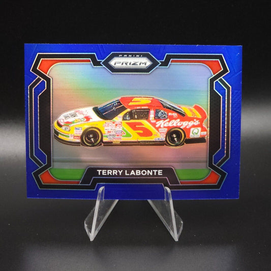 2024 Panini Prizm Racing Rides Blue Prizm #26 Terry Labonte /199