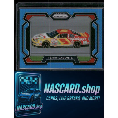2024 Panini Prizm #26 Terry Labonte Carolina Blue #/49 - NASCARD.shop