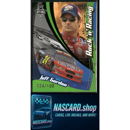 2005 Press Pass Optima #G58 Jeff Gordon Gold #24/100 - NASCARD.shop